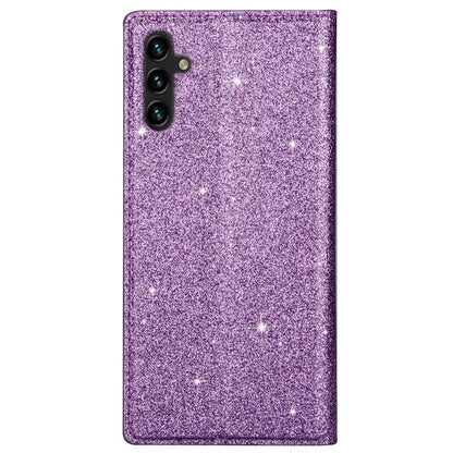 For Samsung Galaxy A05s 4G Case Glittery PU Leather Stand Phone Cover