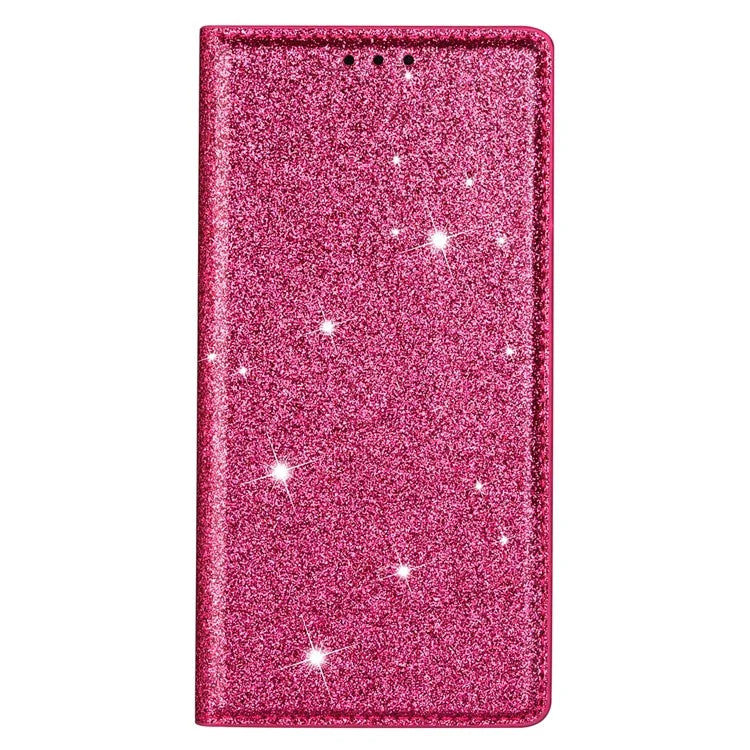 For Samsung Galaxy A05s 4G Case Glittery PU Leather Stand Phone Cover