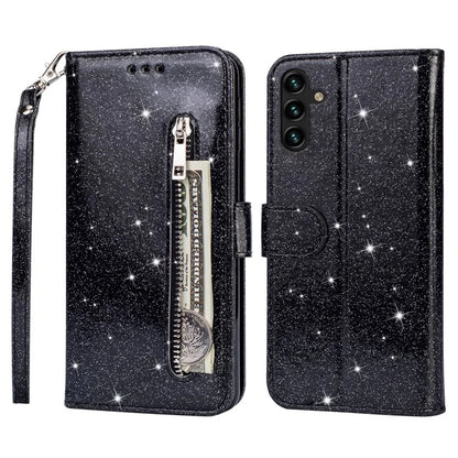 For Samsung Galaxy A05s 4G Case Zipper Pocket Leather Cover with Wallet