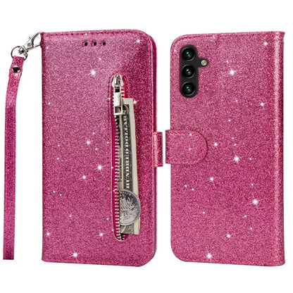 For Samsung Galaxy A05s 4G Case Zipper Pocket Leather Cover with Wallet