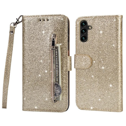 For Samsung Galaxy A05s 4G Case Zipper Pocket Leather Cover with Wallet
