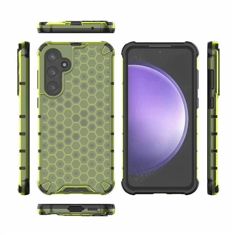 For Samsung Galaxy S23 FE Case Honeycomb Design Phone Back Cover
