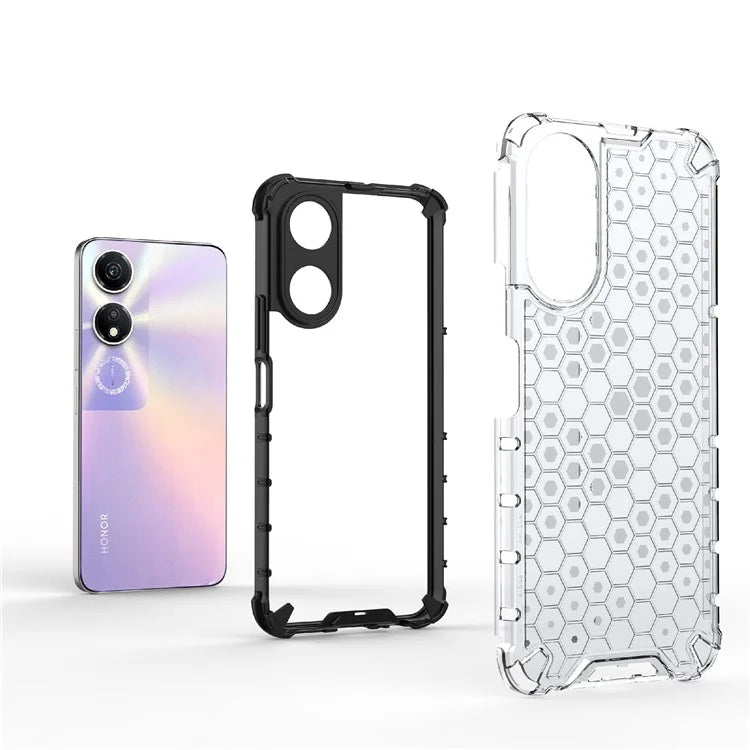 For Honor Play 40 Case Honeycomb Design Anti-scratch Phone Cover