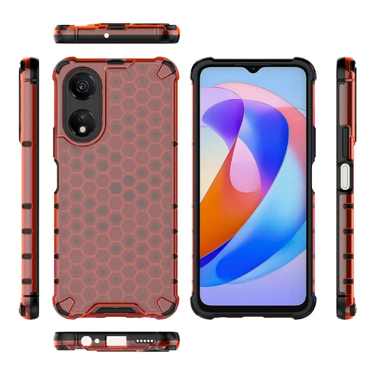For Honor Play 40 Case Honeycomb Design Anti-scratch Phone Cover
