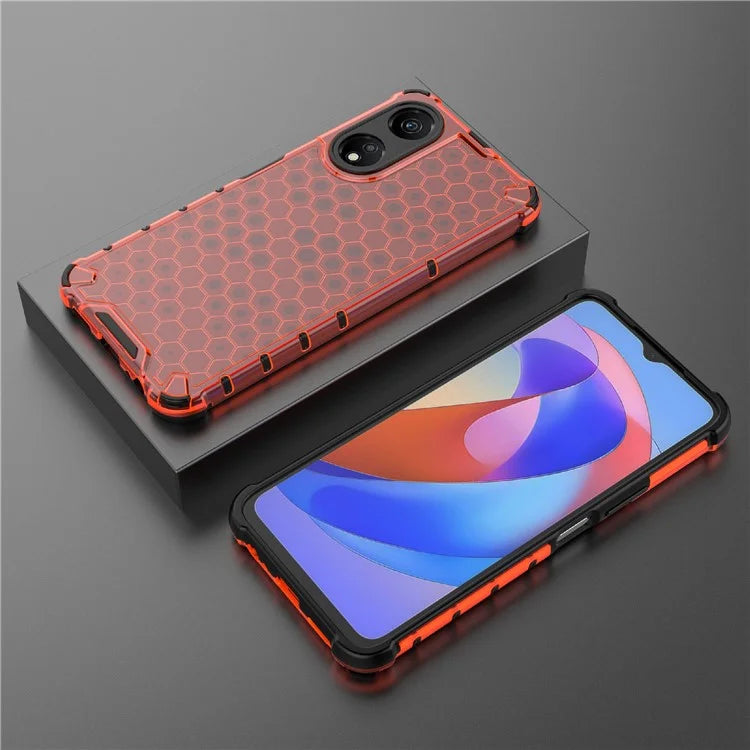 For Honor Play 40 Case Honeycomb Design Anti-scratch Phone Cover