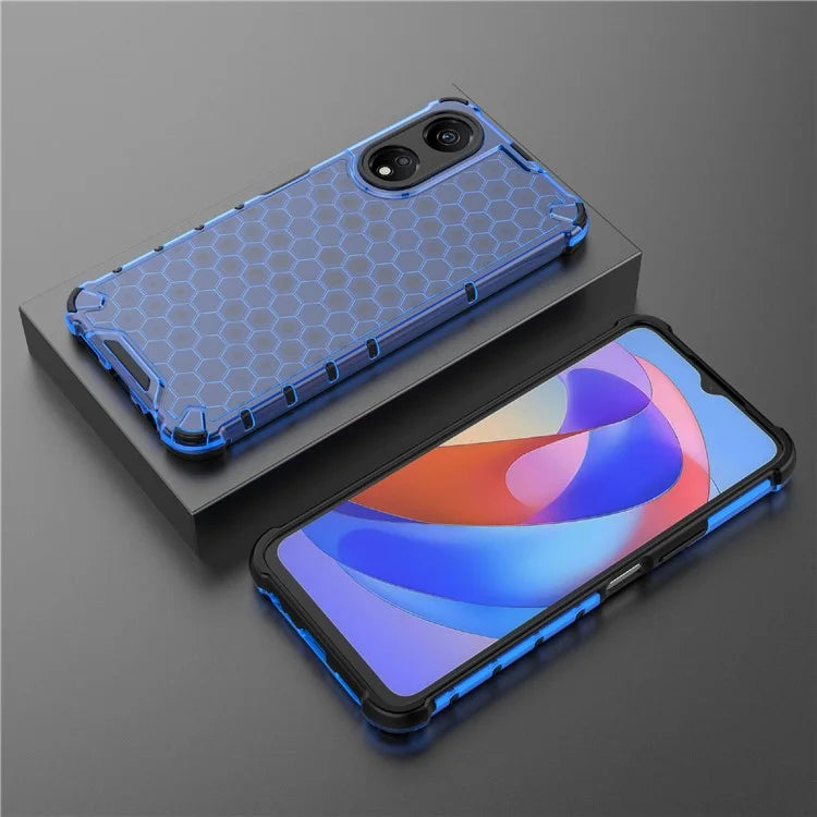 For Honor Play 40 Case Honeycomb Design Anti-scratch Phone Cover