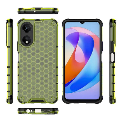 For Honor Play 40 Case Honeycomb Design Anti-scratch Phone Cover