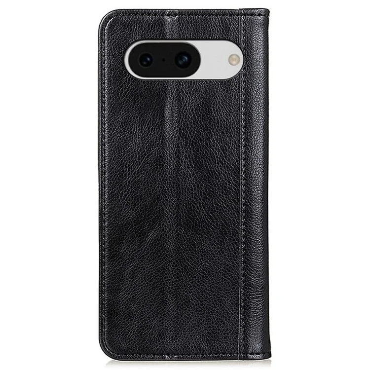 For Google Pixel 8a Case Litchi Texture Split Leather Phone Wallet Cover