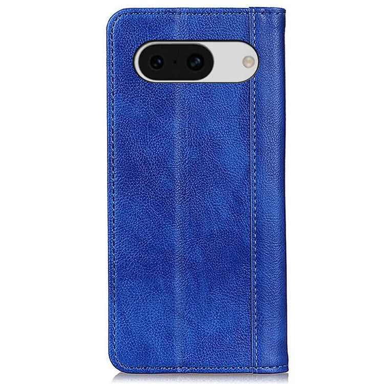 For Google Pixel 8a Case Litchi Texture Split Leather Phone Wallet Cover