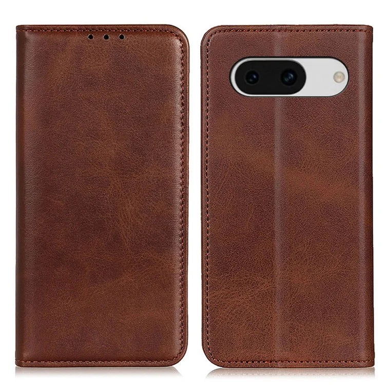 For Google Pixel 8a Case Anti-Collision Phone Cover Wallet Stand Split Leather Shell