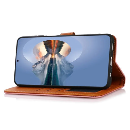 KHAZNEH For Google Pixel 8a Case Wallet Leather Cowhide Texture Phone Cover