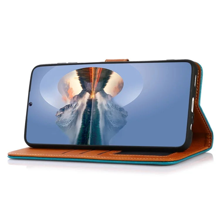 KHAZNEH For Google Pixel 8a Case Wallet Leather Cowhide Texture Phone Cover