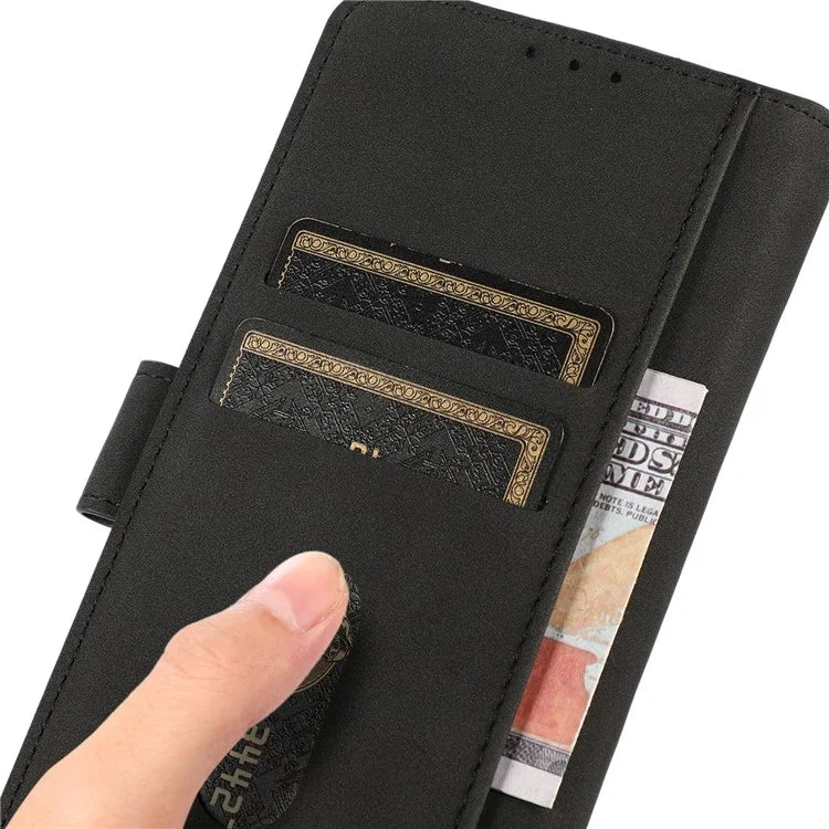KHAZNEH For Google Pixel 8a Case Magnetic Clasp Wallet Phone Cover