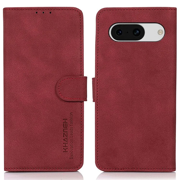 KHAZNEH For Google Pixel 8a Case Magnetic Clasp Wallet Phone Cover