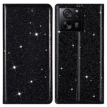 For Xiaomi 13T / 13T Pro / Redmi K60 Ultra Case PU Leather Glittery Phone Cover
