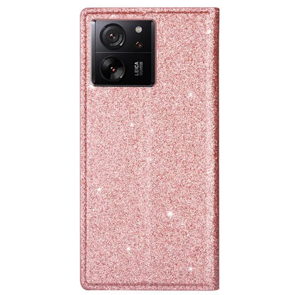 For Xiaomi 13T / 13T Pro / Redmi K60 Ultra Case PU Leather Glittery Phone Cover