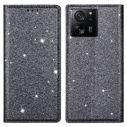 For Xiaomi 13T / 13T Pro / Redmi K60 Ultra Case PU Leather Glittery Phone Cover