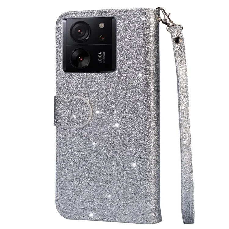 For Xiaomi 13T / 13T Pro / Redmi K60 Ultra Leather Case Zipper Pocket Phone Cover