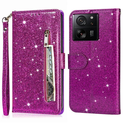 For Xiaomi 13T / 13T Pro / Redmi K60 Ultra Leather Case Zipper Pocket Phone Cover