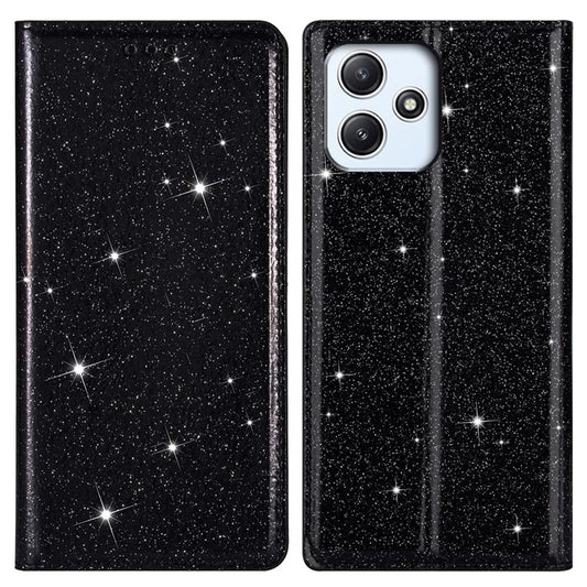 For Xiaomi Redmi 12 4G / 5G (Global) / Poco M6 Pro 5G Case Glittery Phone Cover with Card Holder