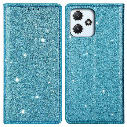 For Xiaomi Redmi 12 4G / 5G (Global) / Poco M6 Pro 5G Case Glittery Phone Cover with Card Holder