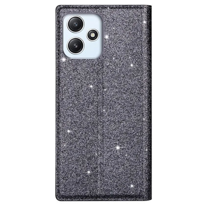 For Xiaomi Redmi 12 4G / 5G (Global) / Poco M6 Pro 5G Case Glittery Phone Cover with Card Holder