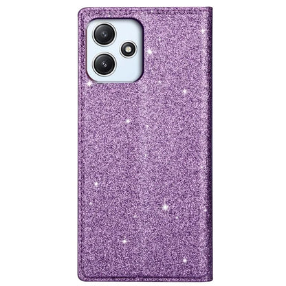 For Xiaomi Redmi 12 4G / 5G (Global) / Poco M6 Pro 5G Case Glittery Phone Cover with Card Holder