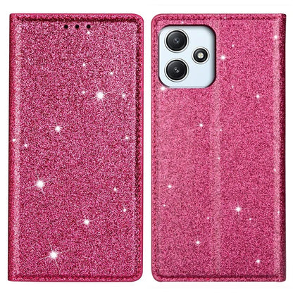 For Xiaomi Redmi 12 4G / 5G (Global) / Poco M6 Pro 5G Case Glittery Phone Cover with Card Holder
