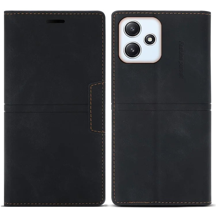 For Xiaomi Redmi 12 4G / 5G (Global) / Poco M6 Pro 5G Case Wallet PU Leather Phone Cover