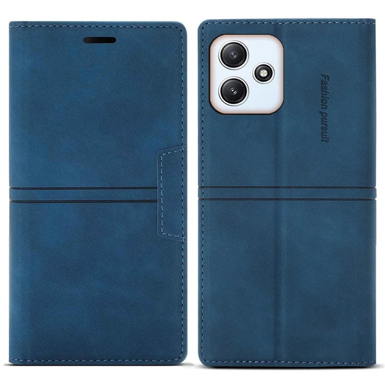For Xiaomi Redmi 12 4G / 5G (Global) / Poco M6 Pro 5G Case Wallet PU Leather Phone Cover
