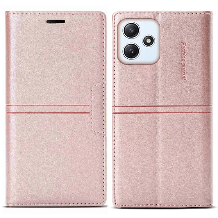 For Xiaomi Redmi 12 4G / 5G (Global) / Poco M6 Pro 5G Case Wallet PU Leather Phone Cover