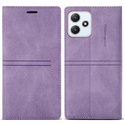For Xiaomi Redmi 12 4G / 5G (Global) / Poco M6 Pro 5G Case Wallet PU Leather Phone Cover