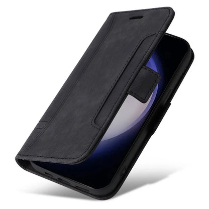 BETOPNICE 001 for Samsung Galaxy S24 Case Leather Wallet Flip Protective Phone Cover
