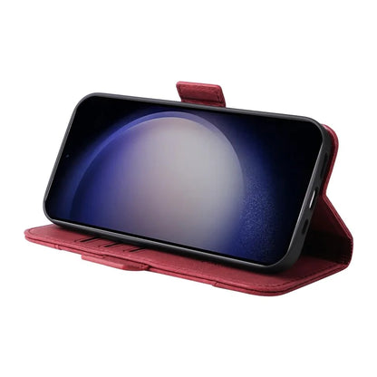 BETOPNICE 001 for Samsung Galaxy S24 Case Leather Wallet Flip Protective Phone Cover