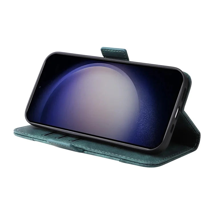 BETOPNICE 001 for Samsung Galaxy S24 Case Leather Wallet Flip Protective Phone Cover
