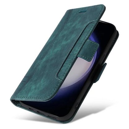 BETOPNICE 001 for Samsung Galaxy S24 Case Leather Wallet Flip Protective Phone Cover