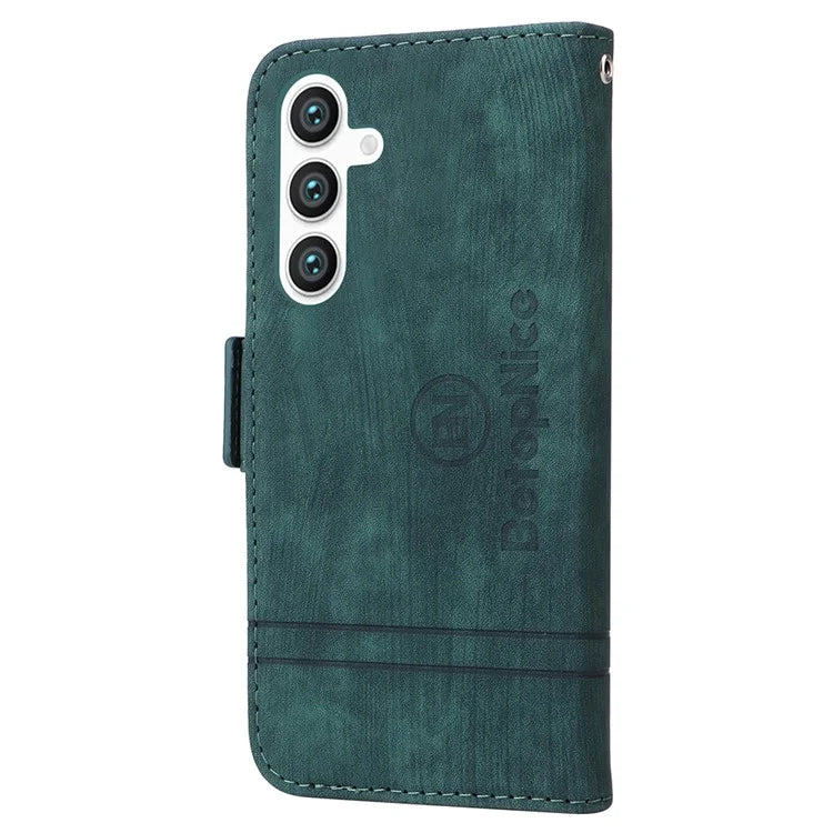 BETOPNICE 001 for Samsung Galaxy S24 Case Leather Wallet Flip Protective Phone Cover