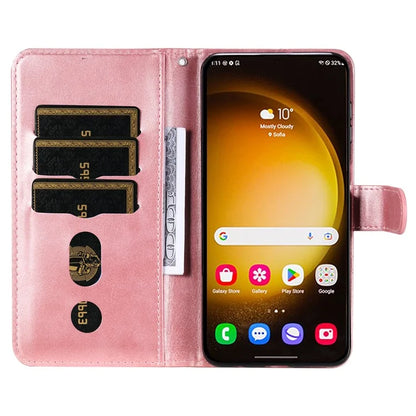 For Samsung Galaxy S24 Ultra Case PU Leather Zipper Wallet Phone Cover