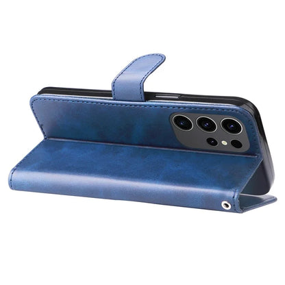 For Samsung Galaxy S24 Ultra Case PU Leather Zipper Wallet Phone Cover