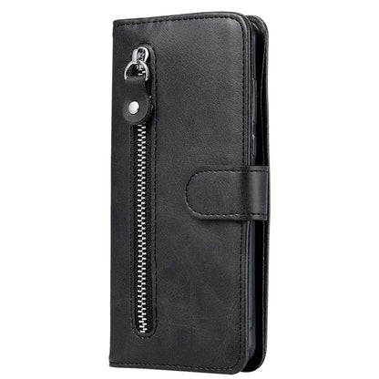 For Samsung Galaxy S24 Ultra Case PU Leather Zipper Wallet Phone Cover