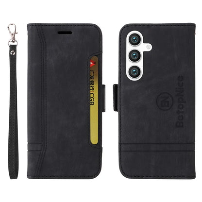 BETOPNICE 001 for Samsung Galaxy S24+ Case Magnetic Flip PU Leather Phone Cover