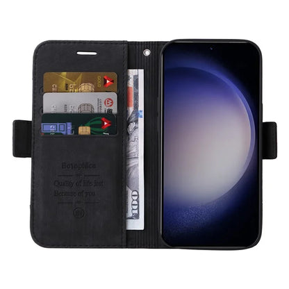 BETOPNICE 001 for Samsung Galaxy S24+ Case Magnetic Flip PU Leather Phone Cover