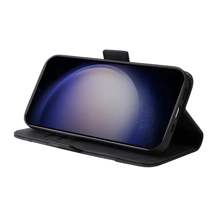 BETOPNICE 001 for Samsung Galaxy S24+ Case Magnetic Flip PU Leather Phone Cover