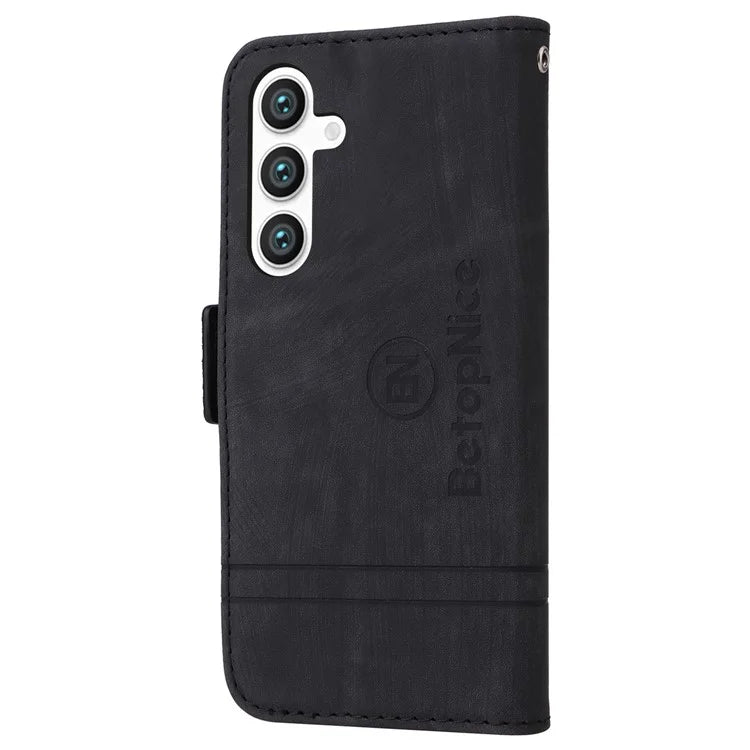 BETOPNICE 001 for Samsung Galaxy S24+ Case Magnetic Flip PU Leather Phone Cover