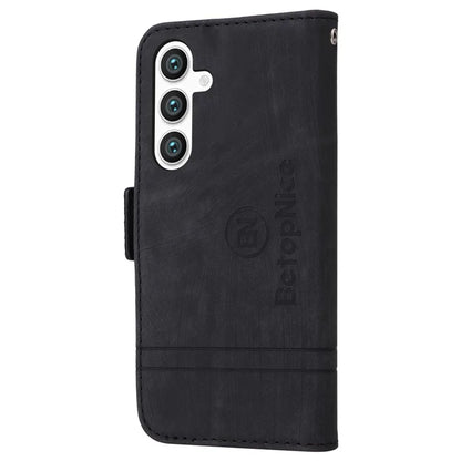 BETOPNICE 001 for Samsung Galaxy S24+ Case Magnetic Flip PU Leather Phone Cover