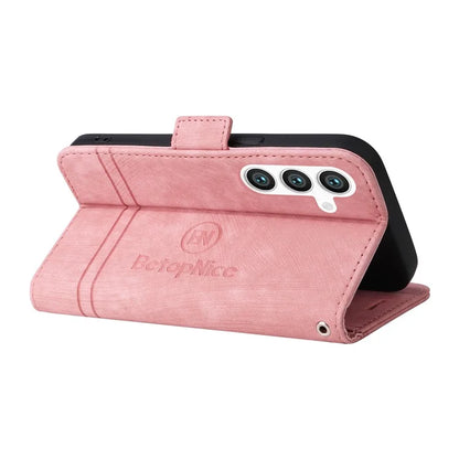 BETOPNICE 001 for Samsung Galaxy S24+ Case Magnetic Flip PU Leather Phone Cover