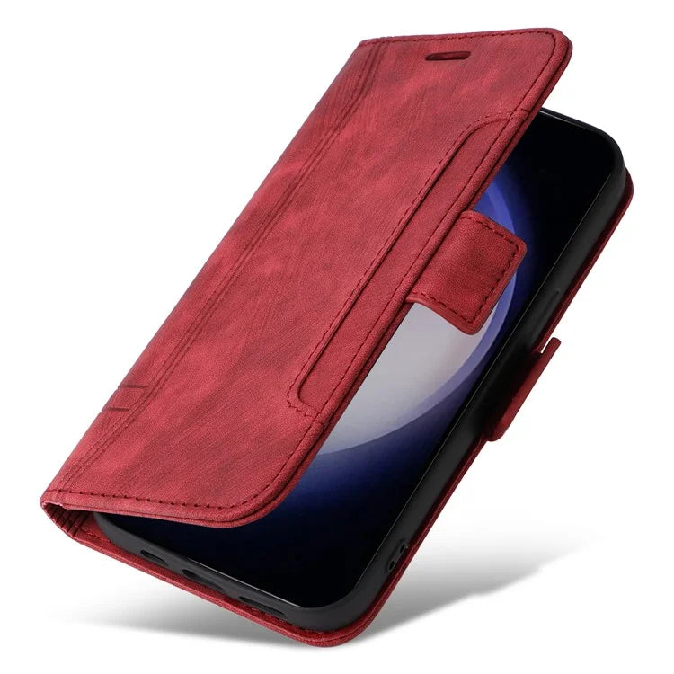 BETOPNICE 001 for Samsung Galaxy S24+ Case Magnetic Flip PU Leather Phone Cover