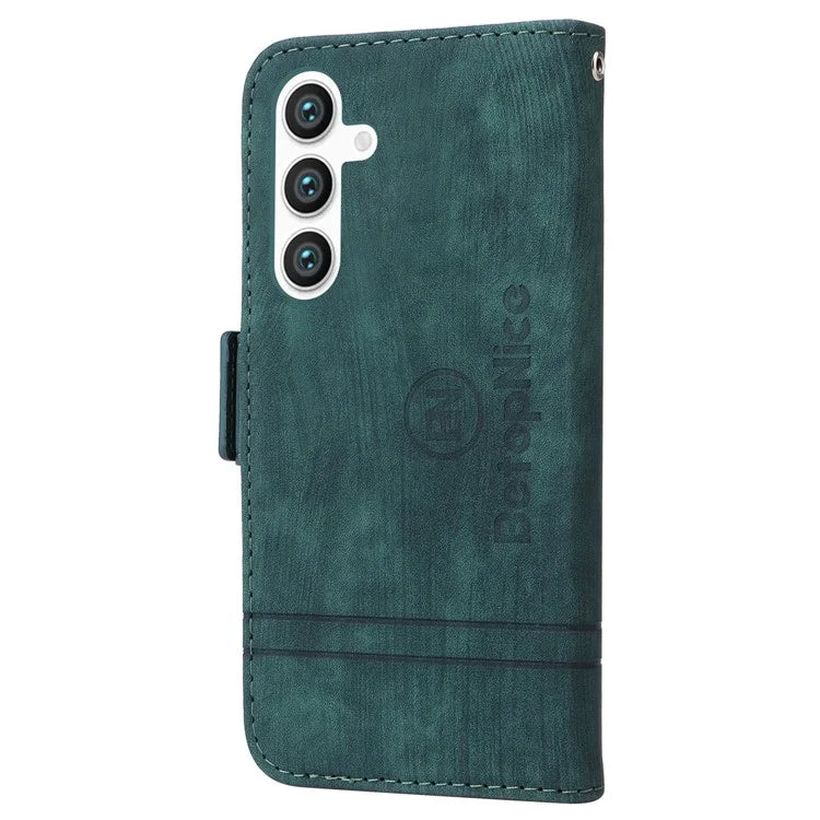 BETOPNICE 001 for Samsung Galaxy S24+ Case Magnetic Flip PU Leather Phone Cover
