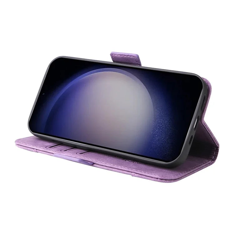 BETOPNICE 001 for Samsung Galaxy S24+ Case Magnetic Flip PU Leather Phone Cover