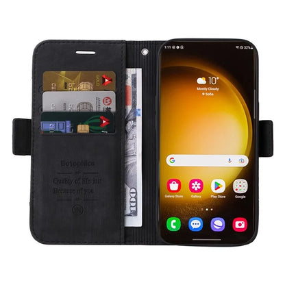 BETOPNICE 001 for Samsung Galaxy S24 Ultra Case PU Leather Stand Wallet Phone Cover